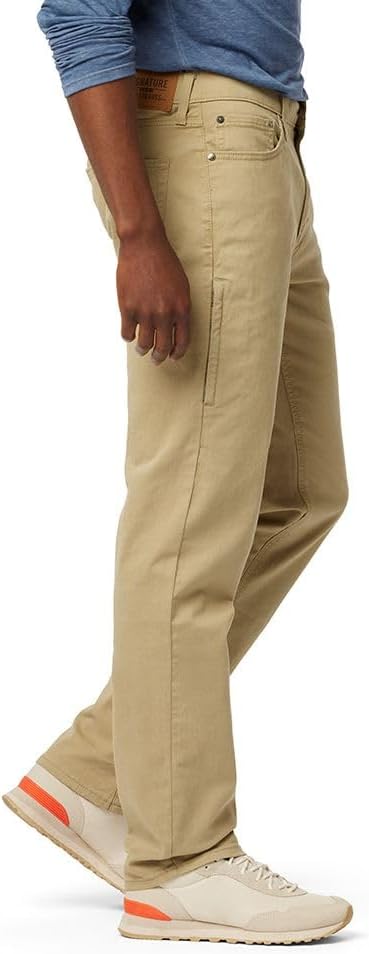 Men’s Classic Straight-Fit Stretch Casual Pants | Comfortable, Breathable & Easy-Matching