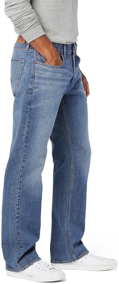 Men’s Classic Straight-Leg Jeans | Durable Denim • Non-Deforming Fit • Everyday Casual Pants