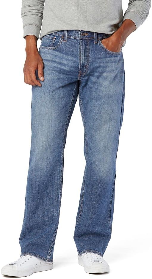 Men’s Classic Straight-Leg Jeans | Durable Denim • Non-Deforming Fit • Everyday Casual Pants