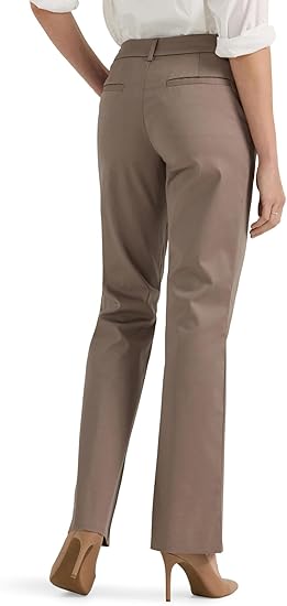 Elegant Straight-Leg Work Pants | Slimming Tailored Fit • Wrinkle-Resistant • Professional Office Trousers