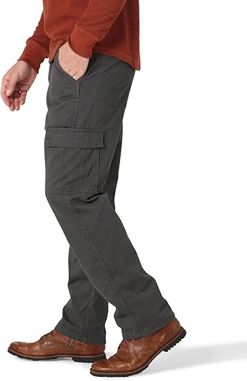 Men’s Utility Straight-Leg Cargo Pants｜Durable Fabric, Comfortable Fit & Dual Side Pockets