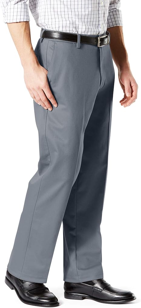 Men’s Business Straight-Leg Dress Pants | Wrinkle-Resistant • Tailored Fit • Comfortable Stretch