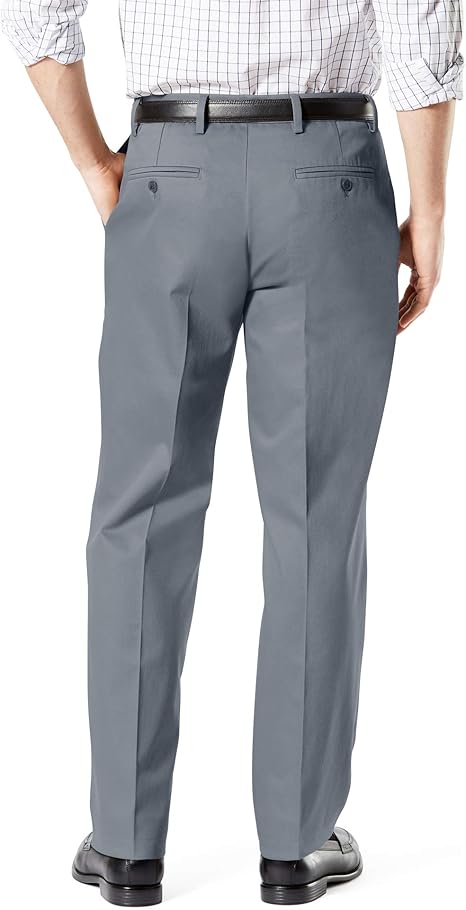 Men’s Business Straight-Leg Dress Pants | Wrinkle-Resistant • Tailored Fit • Comfortable Stretch