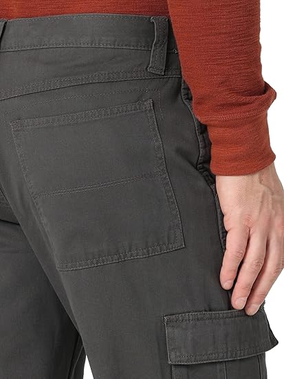 Men’s Utility Straight-Leg Cargo Pants｜Durable Fabric, Comfortable Fit & Dual Side Pockets