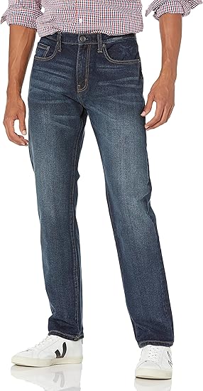Classic Straight-Leg Denim Jeans｜Durable Stretch Fabric & Clean Silhouette