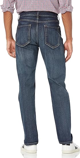 Classic Straight-Leg Denim Jeans｜Durable Stretch Fabric & Clean Silhouette